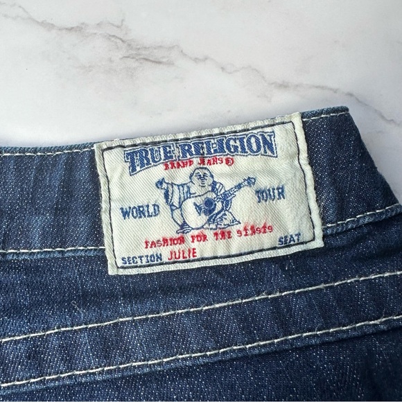 True Religion US 27 Julie Skinny Jeans with Rhinestones - Picture 9 of 15